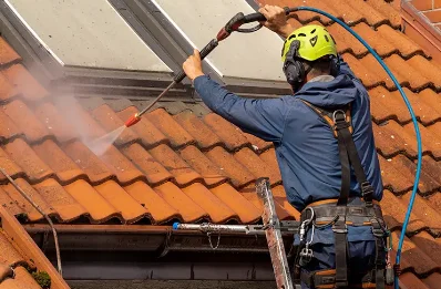 Démoussage et hydrofuge de toiture à Briord